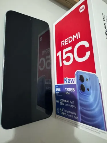 Celular Redmi 15C 128GB - Estado de Novo!