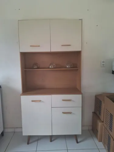 Vendo de cozinha armário em perfeito estado, motivo . Mudança