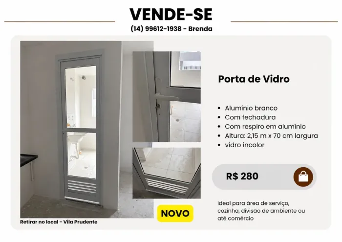 Porta de Vidro
