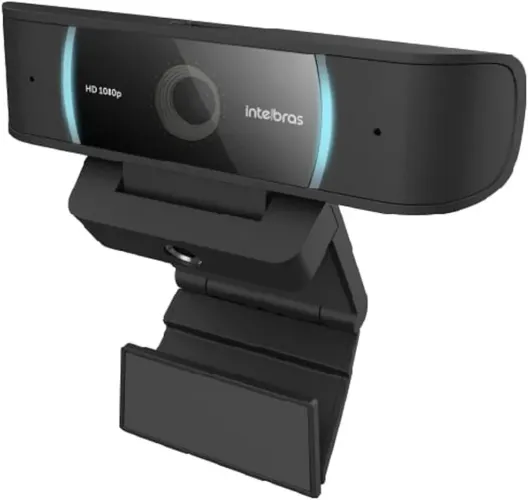 Webcam Intelbras WC1080P Full HD 1080p com Microfone e Cortina de Privacidade