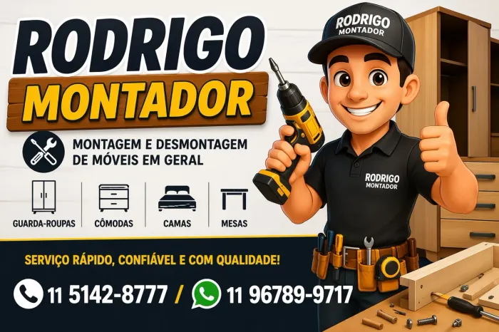 Montador de móveis Zona Norte
