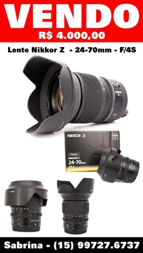 Lente Nikkor z 24-70mm