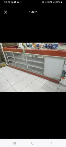 Vendo ou troco por moto  estrutura para loja.