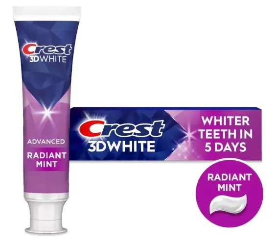 Crest 3D White Dentes mais Brancos em 5 dias