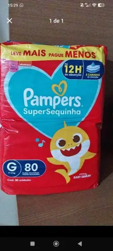 Fraldas Pampers G