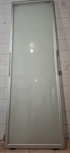 Porta de vidro divisória de ambiente 2,44 x 0,78