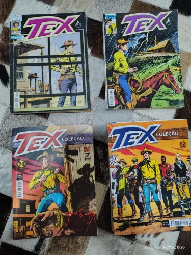 TEX COLEÇÃO 4 histórias completas em 10 edições. Leia a descrição. Gibi, hq, faroeste
