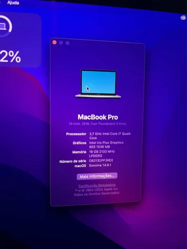 Macbook Pro 13? 2018 - i7 16GB Ram