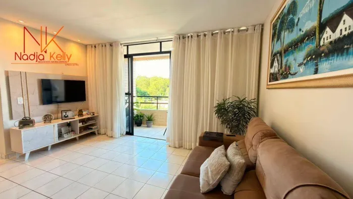 Apartamento de 122m² com 3 quartos a 300m. da praia a venda por R$ 479.999 - Bessa - João