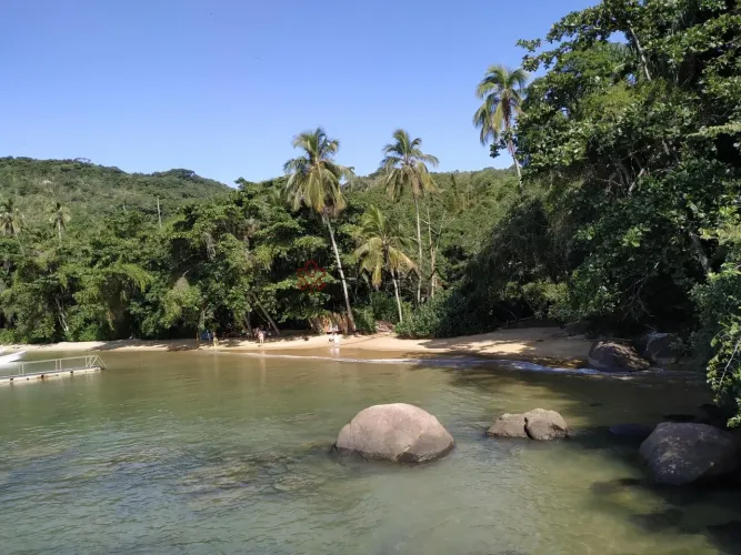 Linda ilha na Praia dos Marques, Enseada de Palmas, Ilha Grande-RJ
