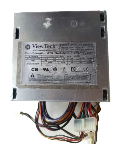 FONTE PARA GABINETE VIEW TECH MODEL VP 500 ATX K88