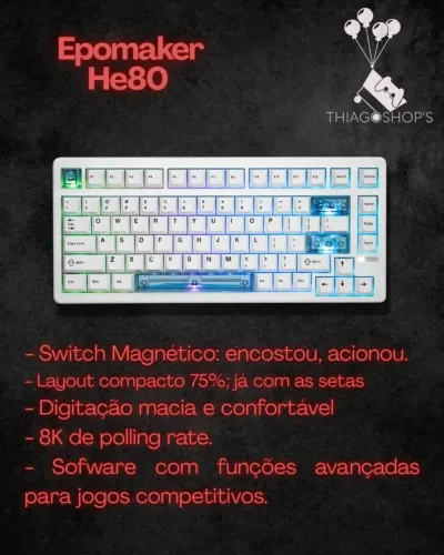 Epomaker He80 magnético