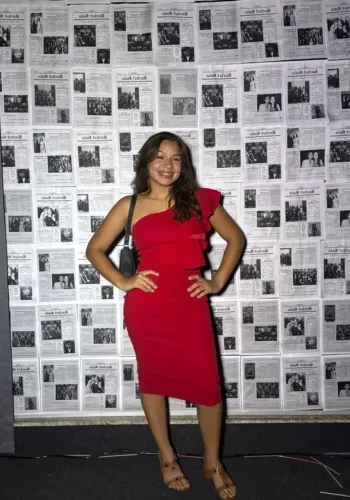 vestido midi vermelho de um ombro só - m
