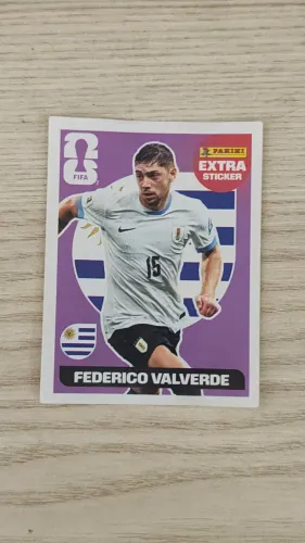 Figurinha Extra Sticker Roxa Federico Valverde 2026