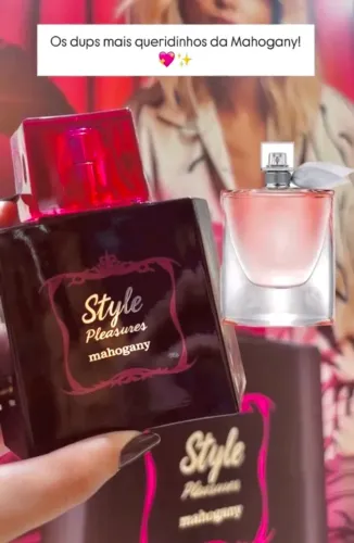 Style - perfume mahogany - imitação La vie est belle