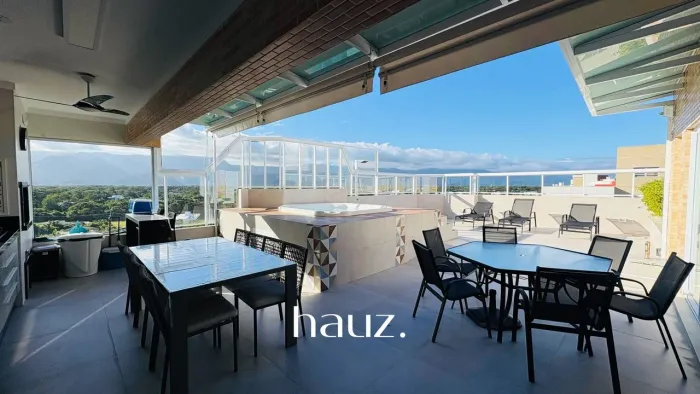 COBERTURA PARA LOCAÇÃO ANUAL, COM 3 DORMITÓRIOS, 174M2, NA RIVIERA DE SÃO LOURENÇO/ BERTIO