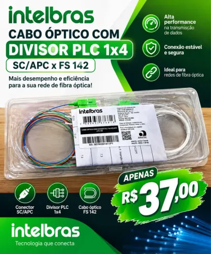 Cabo óptico intelbras