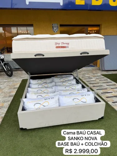 Cama Baú Casal SANKO NOVA - ENTREGO