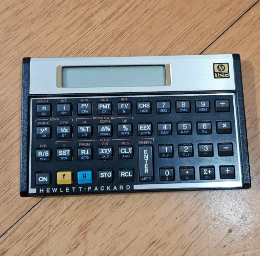 Calculadora Financeira Vintage Hewlett-Packard HP 12C