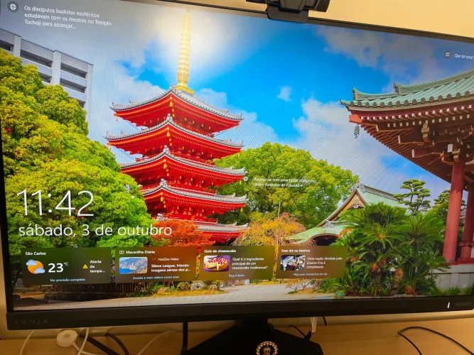 Monitor Phillips Evnia Full HD 200hz 0.3ms (1 mês de uso apenas)