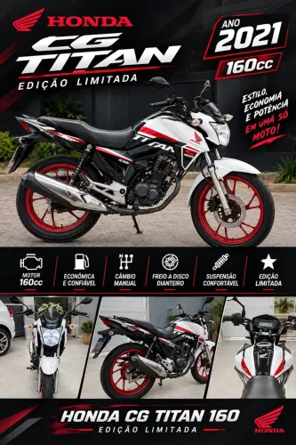 Honda CG 160 Titan Flexone/ed.especial 40 Anos 2021