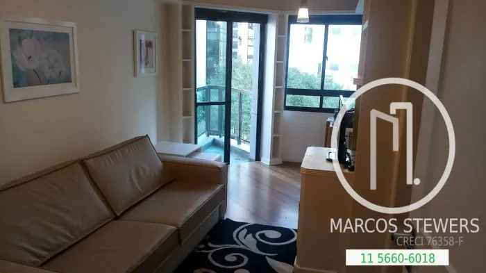 Duplex Mobiliado para locação no Itaim Bibi