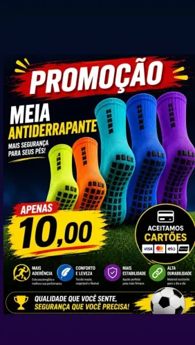 LR meias antiderrapante