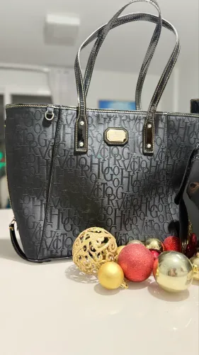 Bolsa Victor Hugo em jacquard 