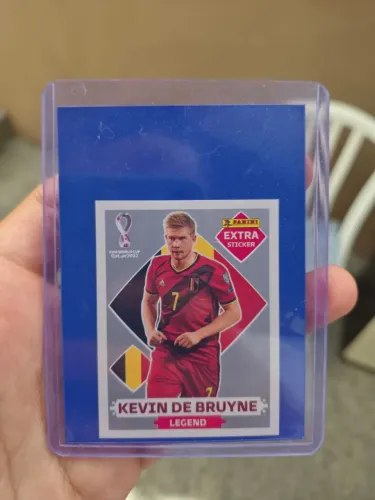 FIGURINHA PANINI LEGENDS SILVER - KEVIN DE BRUYNE - COPA DO MUNDO 2022