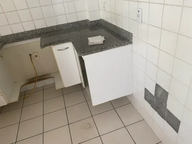 Armários de cozinha conservado