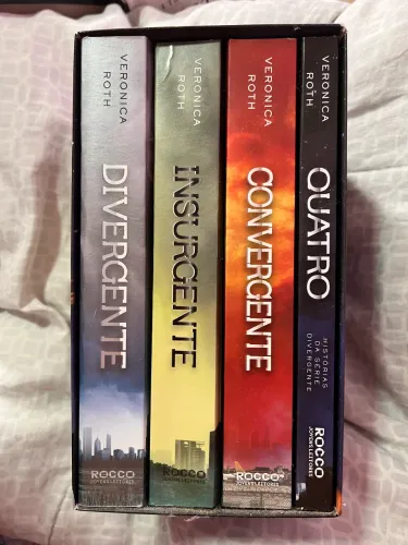 Box Divergente-Livro do Quatro com cenas exclusivas