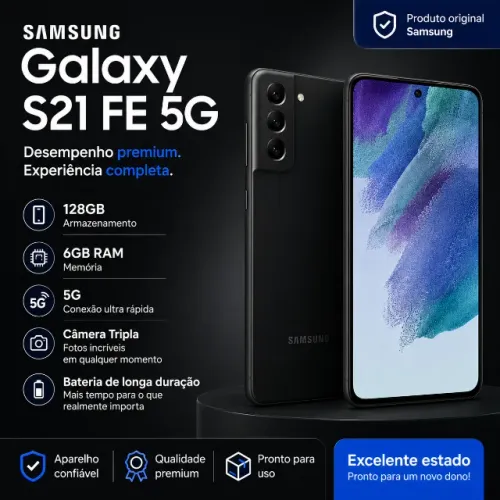 Celular Samsung Galaxy S21 FE 5G 128GB - Excelente Estado / Ótimo Custo-Benefício