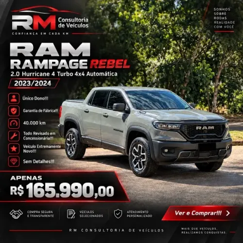 Ram Rampage Rebel Hurr.4 2.0 TB CD 4X4 AUT 2024