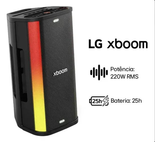 Caixa de Som Party LG xboom -STAGE 501 Novas com NF.