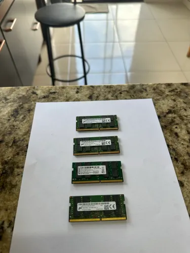 16GB DDR4 2400MHZ R$269,00 NOTEBOOK
