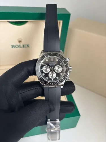 Relógio Rolex Daytona Pulseira de Borracha