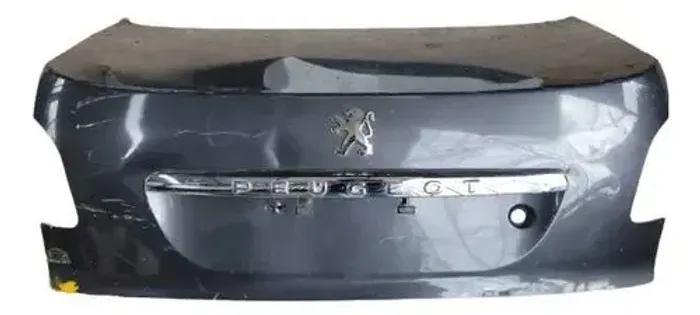 Tampa Traseira Peugeot 207 Passion 2009 Á 2012 Com Detalhe Cinza