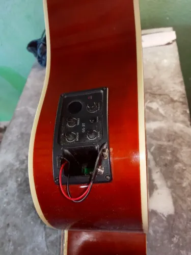 Violão Giannini aço elétrico.
