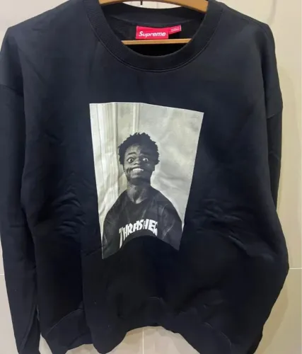 Moletom supreme X trasher magazine harold hunter tee 