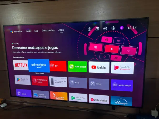 VENDO TV SONY 55 4K SMART ACOMPANHA SUPORTE DE PAREDE E CONTROLE