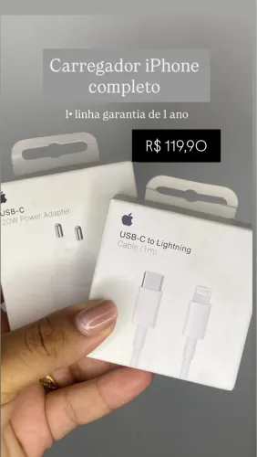 Carregador de iPhone