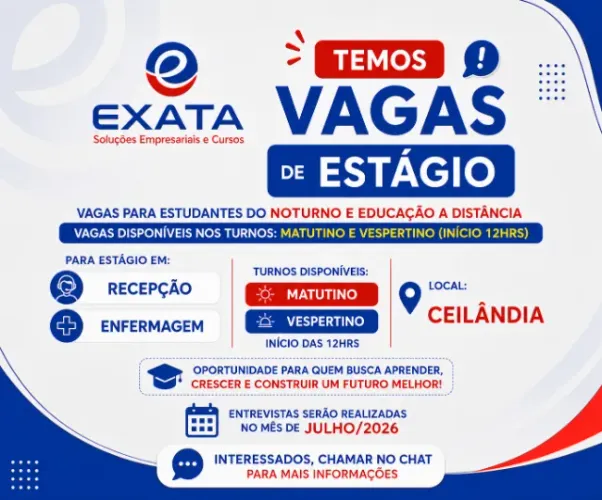 ESTÁGIO EM ENFERMAGEM (MATUTINO) - CEILÂNDIA