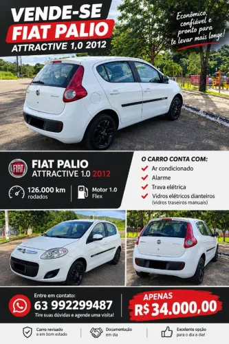 Fiat Palio Attractive 1.0 EVO Fire Flex 8V 5P 2013