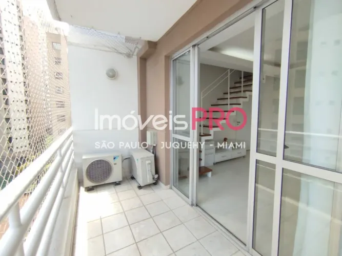 FORA DE ROTA! DUPLEX À 100m METRÔ MOEMA!C/2 SUITES -SALA C/AR COND. LAVABO - 2 VAGAS- OTIM