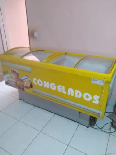 Ilha de congelados expositor