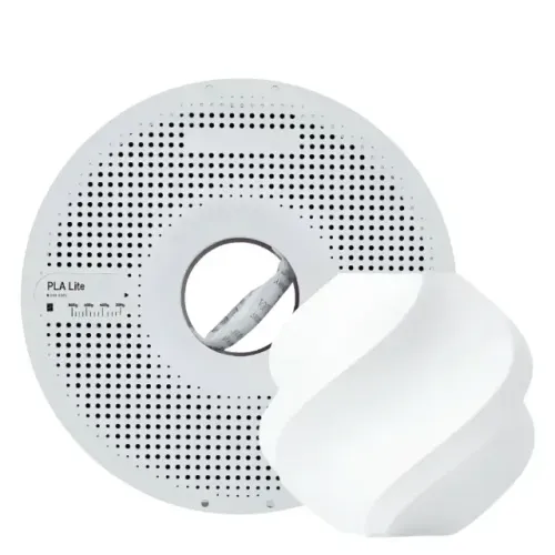 Filamento 3D Bambu Lab PLA Lite - 1kg Branco com Carretel Reutilizável