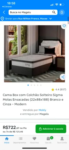 Cama de solteiro