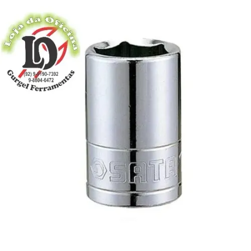Soquete sextavado 1/2" sata 19mm