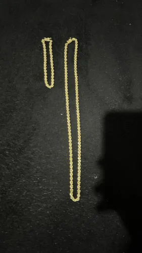 Corrente de moeda antiga 