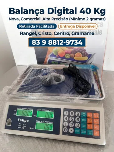 Balança Digital 40kg Nova Comercial Alta Precisão - Pronta Entrega